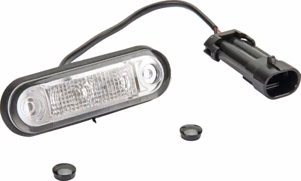 Внутрішнє освітлення LED, 0.50W, прямокутний, 12/24V, білий, на болтах, 84x2 LED,Hella