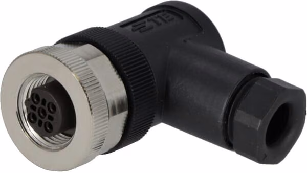 Штекер M12 Code-B, кутовий 90° M1204FE90B