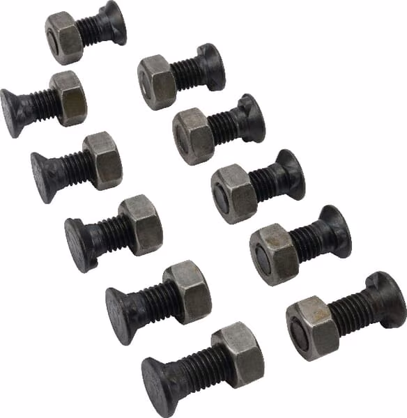 Комплект болтів 9хМ12x30 CO, 2хМ12x35 CO + Гайки