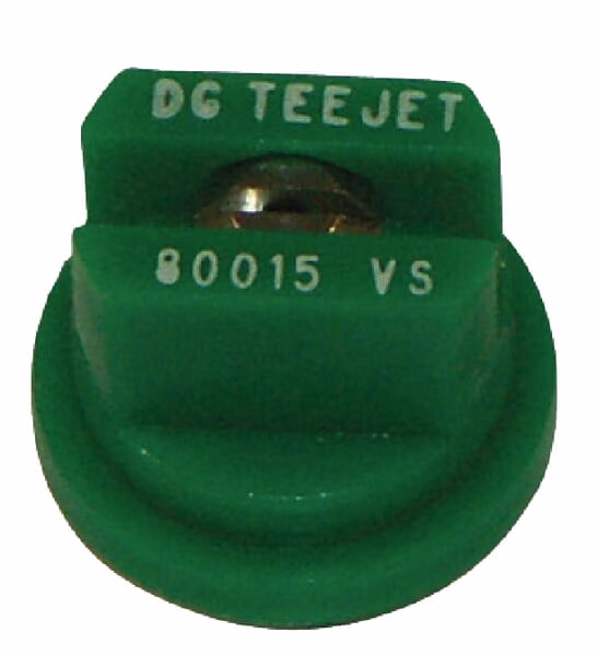 Плоскоструменева насадка DG 110° 015 зелена нержавіюча сталь, TeeJet