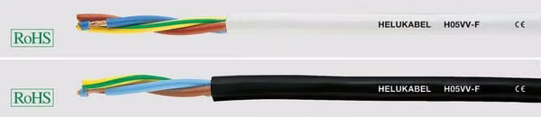 Кабель ПВХ H05VVF2X15BKR050