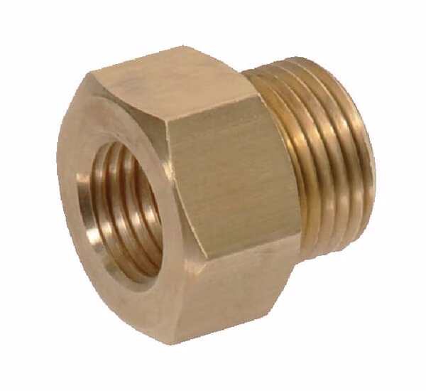 Латунний перехідник внутр./зовн. M14x1.5-M18x1.5 I00084