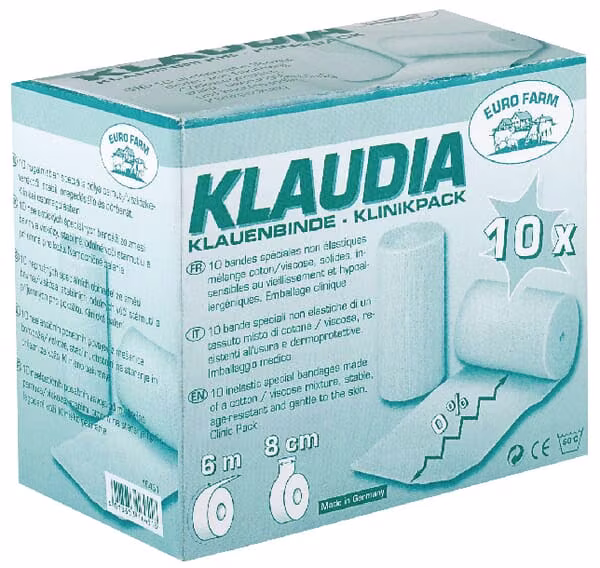 Пов'язка для копит KLAUDIA 8 см x 6 м (10 шт)