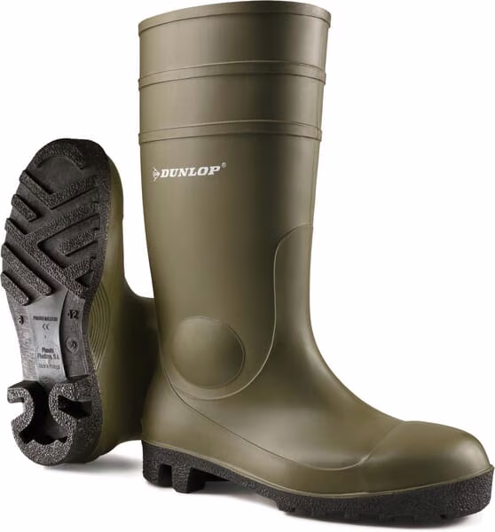 Чоботи зелені, клас S5, розмір 8 Protomastor Dunlop 142VP42
