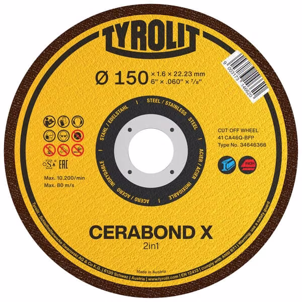 Диск відрізний Cerabond-X 125x1,0