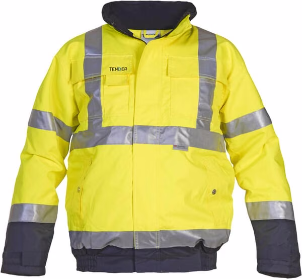 Куртка пілота Hi-vis, жовто-блакитна, розмір S, UK:34/EU:48, Tenderline, Helios byHydrowear